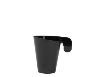 Conjunto de Chávenas de Café Goldplast Plástico Preto 72 ml (12 Peças)