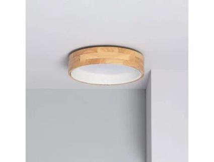 Plafon ILUZZIA (Branco - Madeira, Aço - 9.5x37 cm)