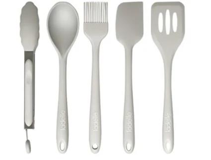 Conjunto 5 Talheres LADELLE Cozinha Prof.Ser Iii Grey