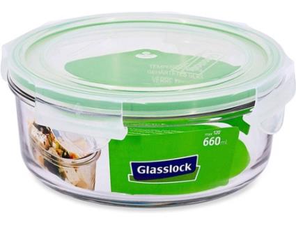 Recipiente GLASSLOCK Redondo (Vidro - 660 ml)