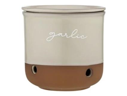 Frasco LADELLE P/ Alhos 10X10,8Cm Eco Taupe