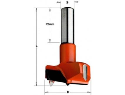 Broca para Dobradiças Ø35X57.5 S=10X26 Rh - 317.350.11