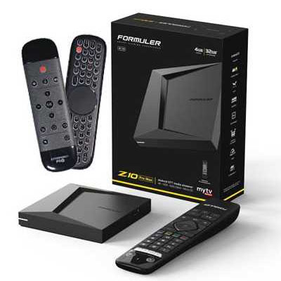 Receptor IPTV Formuler Z10 Pro Max + Air Mouse Android - MyTVOnline 2 - 4K