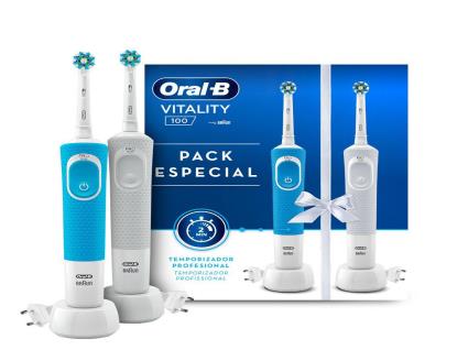 Escova De Dentes Eléctrica Braun Oral-B Vitality 100 Pack Especial