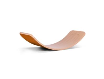 Prancha de Equilíbrio WOBBEL Madeira - Vermelho - 90 x 30 cm)