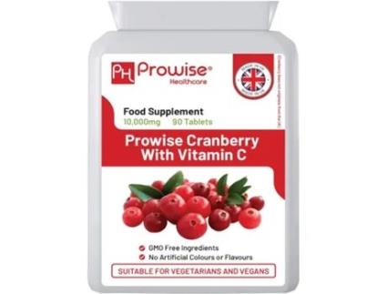 Suplemento Alimentar PROWISE HEALTCARE Cranberry Double Strength 10.000Mg (90 Comprimidos)