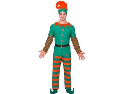 Fato de Homem GUIRCA duende laranja e verde (Tam: M)