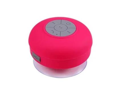 Altifalante para o Banho OTRAS Bluetooth Resisten à Água com Mãos Livres Rosa
