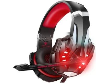 Auscultadores CHRONUS YXEJ220917_lwd4 (Bluetooth - Vermelho)