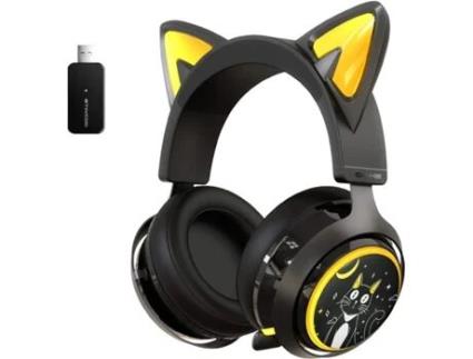 Auscultadores CHRONUS YXEJ - 1018 - 11hmy (Bluetooth - Preto)