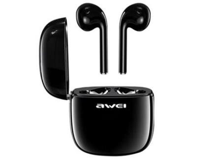 Auriculares True Wireless AWEI T28 (Bluetooth - Preto)