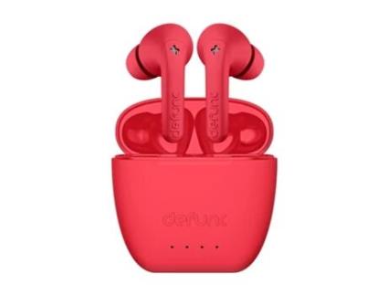 Auriculares True Wireless DEFUNC DFTRUEAUDIOR (Bluetooth - Vermelho)