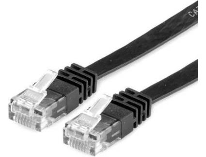 Cabo de Rede ROTRONIC (RJ45 - 1 m - Preto)