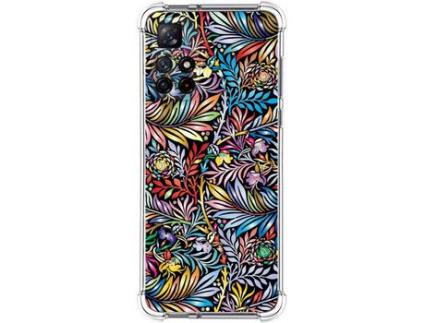 Capa para Xiaomi Redmi Note 11s 5G TUMUNDOSMARTPHONE Desenhos Anti golpes Flores 04 Multicor