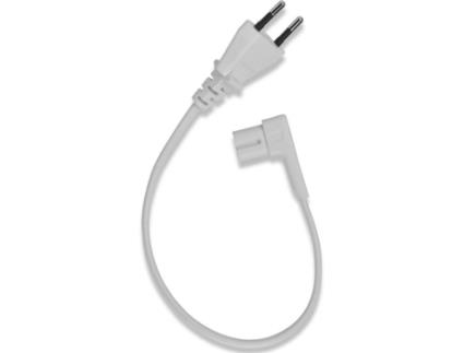 Cabo de Alimentação FLEXSON (35 cm - Branco)