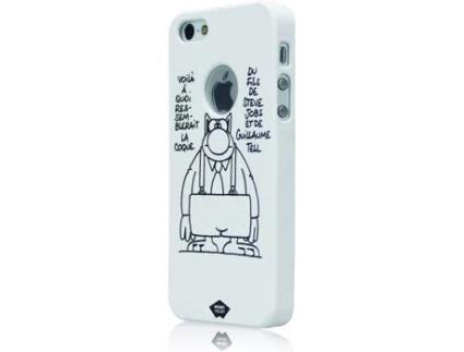 Capa iPhone 5/ 5s/ SE MOSAIC THEORY Le chat Preto