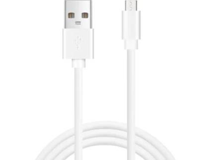 Cabo de Dados SANDBERG (Micro USB A - 1 m - Branco)