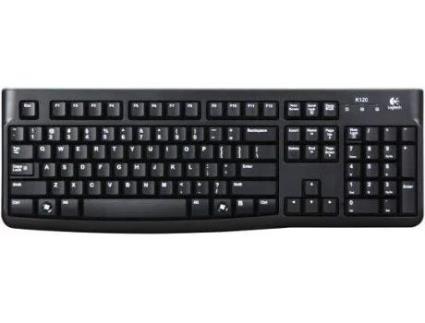 Teclado LOGITECH K120 Nordic (Com Cabo - Layout Nórdico)