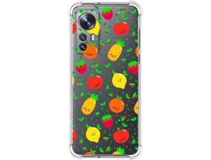 Capa para Xiaomi 12 TUMUNDOSMARTPHONE Desenhos Anti golpes Frutas 01 Multicor