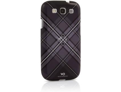 Capa Samsung Galaxy S3 WHITE DIAMONDS Grid Preto