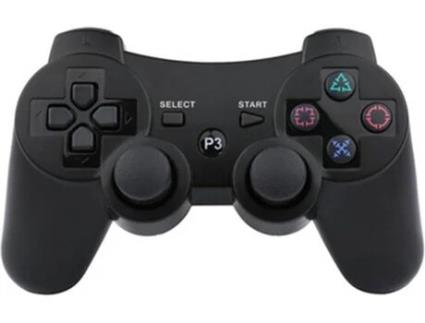 Comando PS3 EYIERJIA PS3 Preto (Wireless)