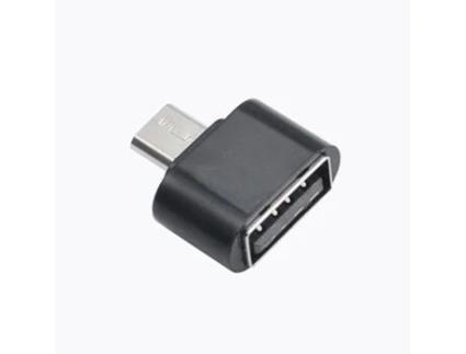 Adaptador OTG Micro USB para USB (Preto)