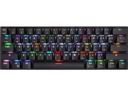 Teclado Gaming MOTOSPEED CK62 (Membrana - Inglês - Preto)