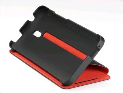 Capa HTC One mini Flip Preto