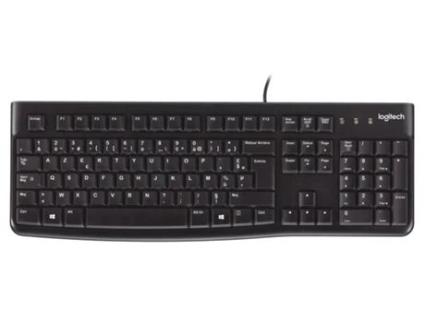 Teclado Logitech K120 (Com Cabo - Layout Belga - Teclado Numérico)