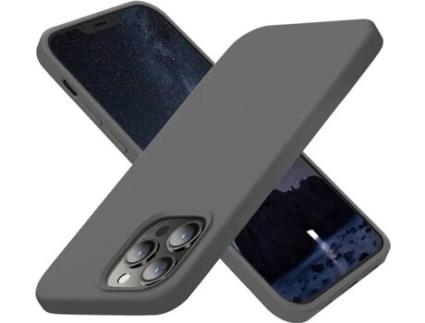 Capa iPhone 13 Pro HONXINM Ultrafina Cinzento