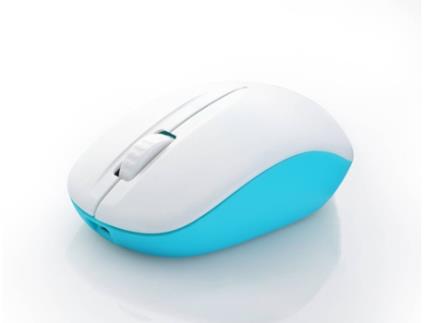 Rato T-WOLF Q8 (Branco - Wireless - 1600 dpi)