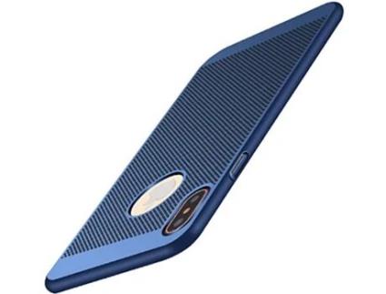 Capa iPhone 7, 8 Plus WJS Hard Cover Heat Dissipation Azul