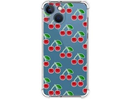 Capa iPhone 13 Mini (5.4) TUMUNDOSMARTPHONE Cerejas Desenhos Multicor