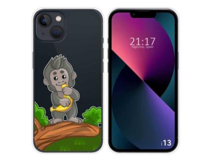 Capa iPhone 13 (6.1) TUMUNDOSMARTPHONE Desenhos Transparente Multicor