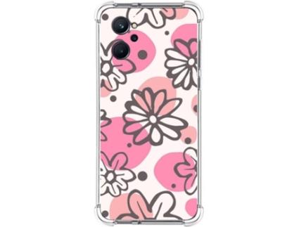 Capa Realme 9i TUMUNDOSMARTPHONE Desenhos Antigolpes Flores 09 Multicor