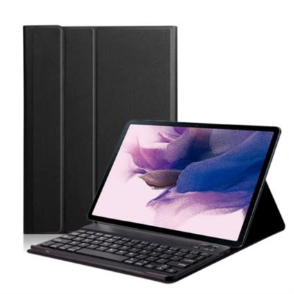 Capa com teclado para Samsung Galaxy Tab S7 FE / Galaxy Tab S7+ Preto