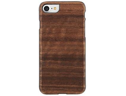 Capa iPhone 7, 8 MAN&WOOD Wood Castanho