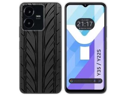 Capa para Vivo Y35 / Y22S TUMUNDOSMARTPHONE Desenhos Neumático Multicor