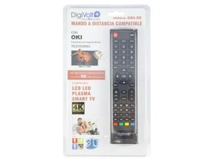 Comando Universal Para Tv Digivolt Oki-59 (Preto)