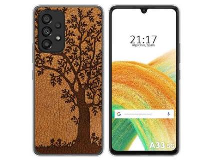 Capa para Samsung Galaxy A33 5G TUMUNDOSMARTPHONE Desenhos Couro 03 Multicor