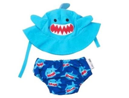 Jogo de Tabuleiro ZOOCCHINI Shark Jersey And Hat (1 year)