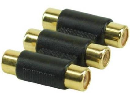 Adaptador INLINE 99319 (RCA - RCA - Preto)