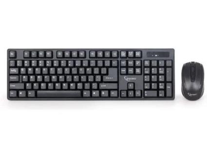 Teclado GEMBIRD KBS-W-01 (Wireless - Layout US - Teclado Numérico)