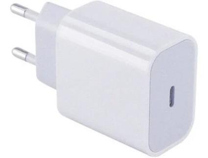 Carregador Fast Charge G4M para iPhone 13 Pro (20W - Type C - Branco)
