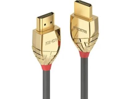 Cabo HDMI LINDY (10 m - Dourado)
