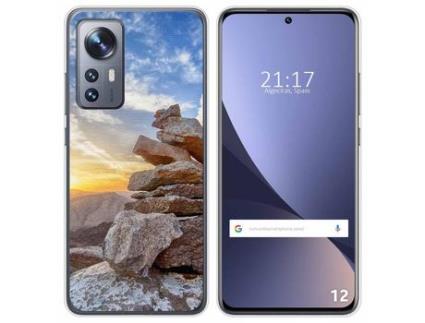Capa para Xiaomi 12 / 12X 5G TUMUNDOSMARTPHONE Desenhos Sunset Multicor