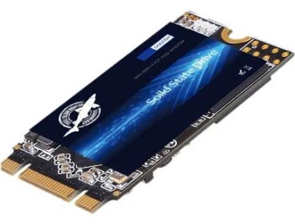 Disco SSD Interno DOGFISH M.2 2242 Blue 120GB 3D NAND SATA (120 GB - SATA III - M.2 2242 - 6 Gb/s)