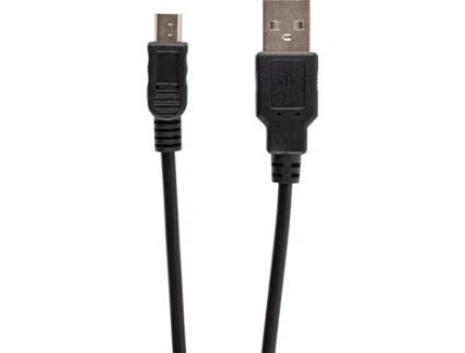 Cabo de Dados UNDER CONTROL (USB A - Micro USB B - 3 m - Preto)