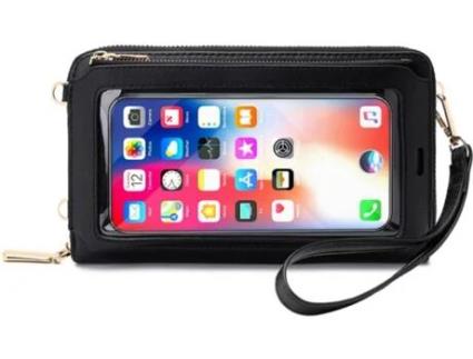 Bolsa Oppo Reno6 Pro ANTIIMPACTO! Tiracolo Preto