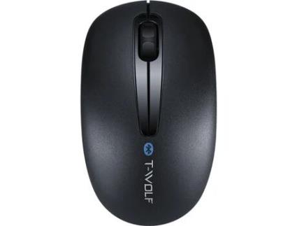 Rato T-WOLF Q3 (Preto - Bluetooth - Regular - 1200 dpi)